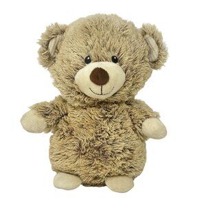 Spark Create Imagine Plush Rattle Bear Crinkle Ears Baby Soft Toy Tan 11 Inch